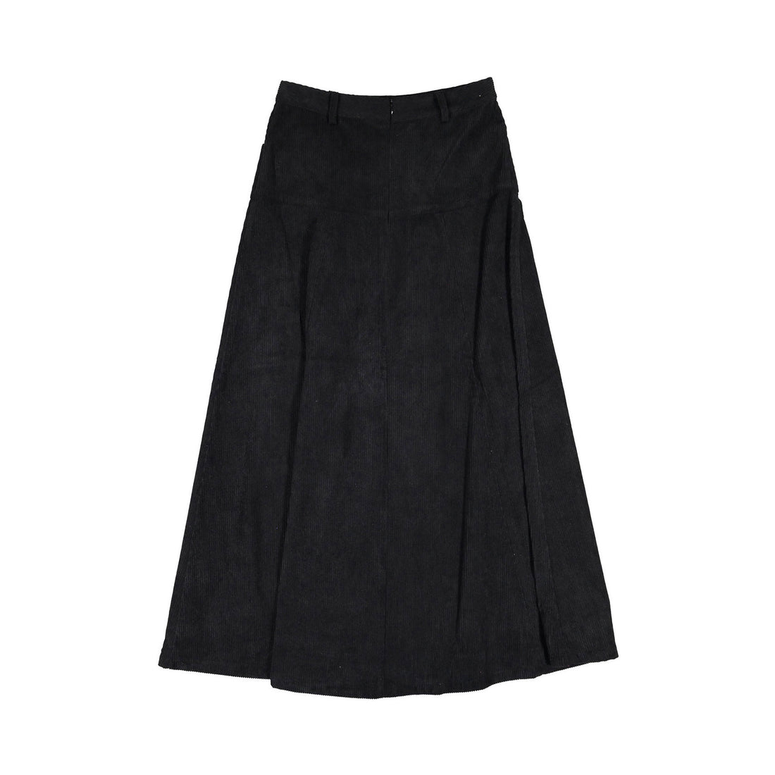 Ava Jeans Black Corduroy Maxi Skirt