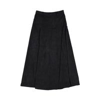 Ava Jeans Black Corduroy Maxi Skirt