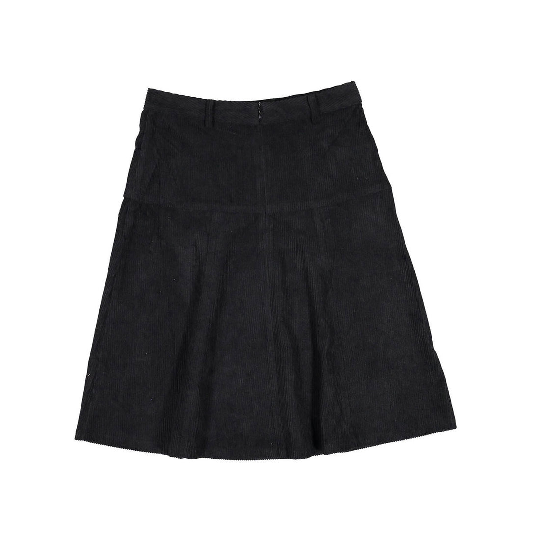 Ava Jeans Black Corduroy Flair Skirt