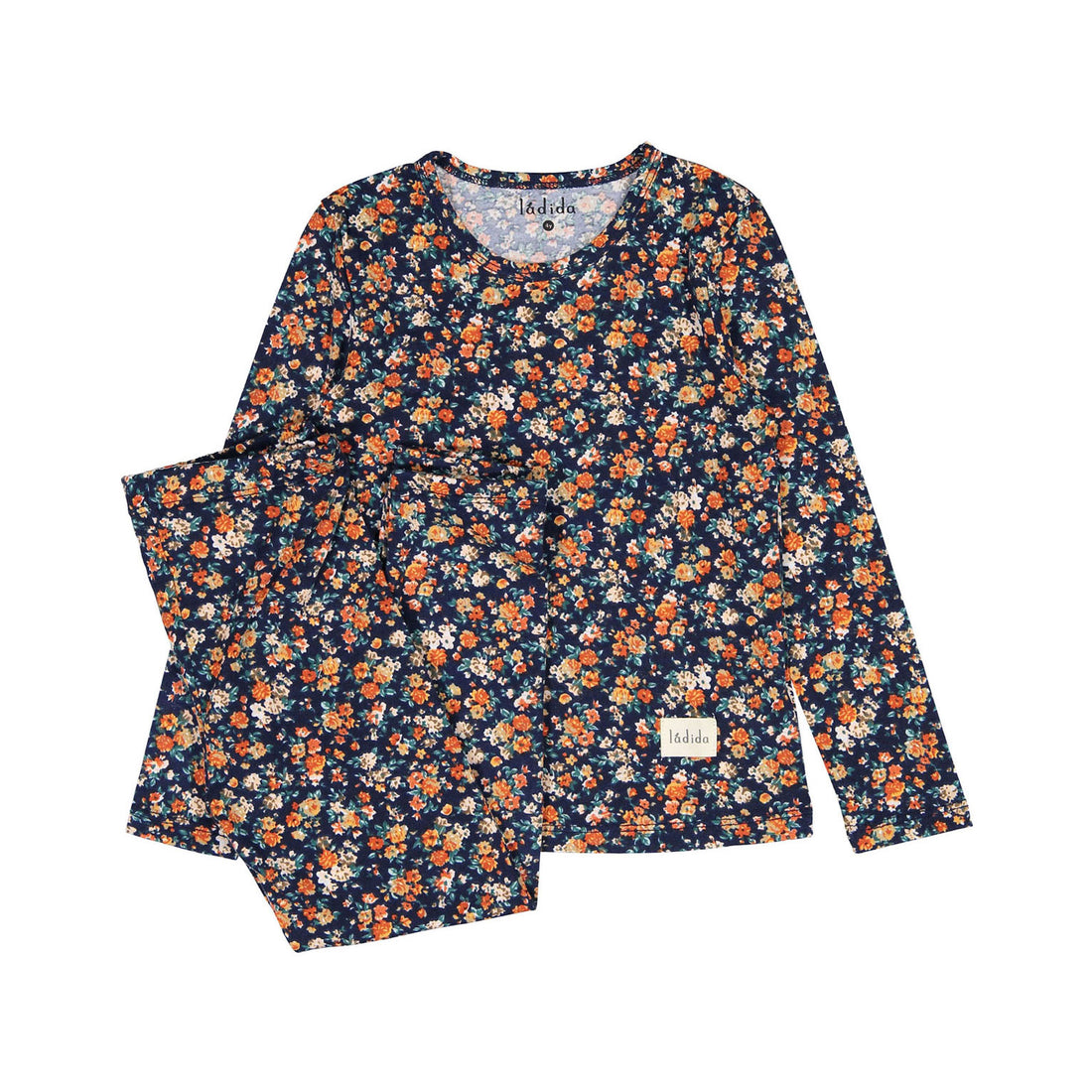 Ladida Dark Blue Floral Pajamas