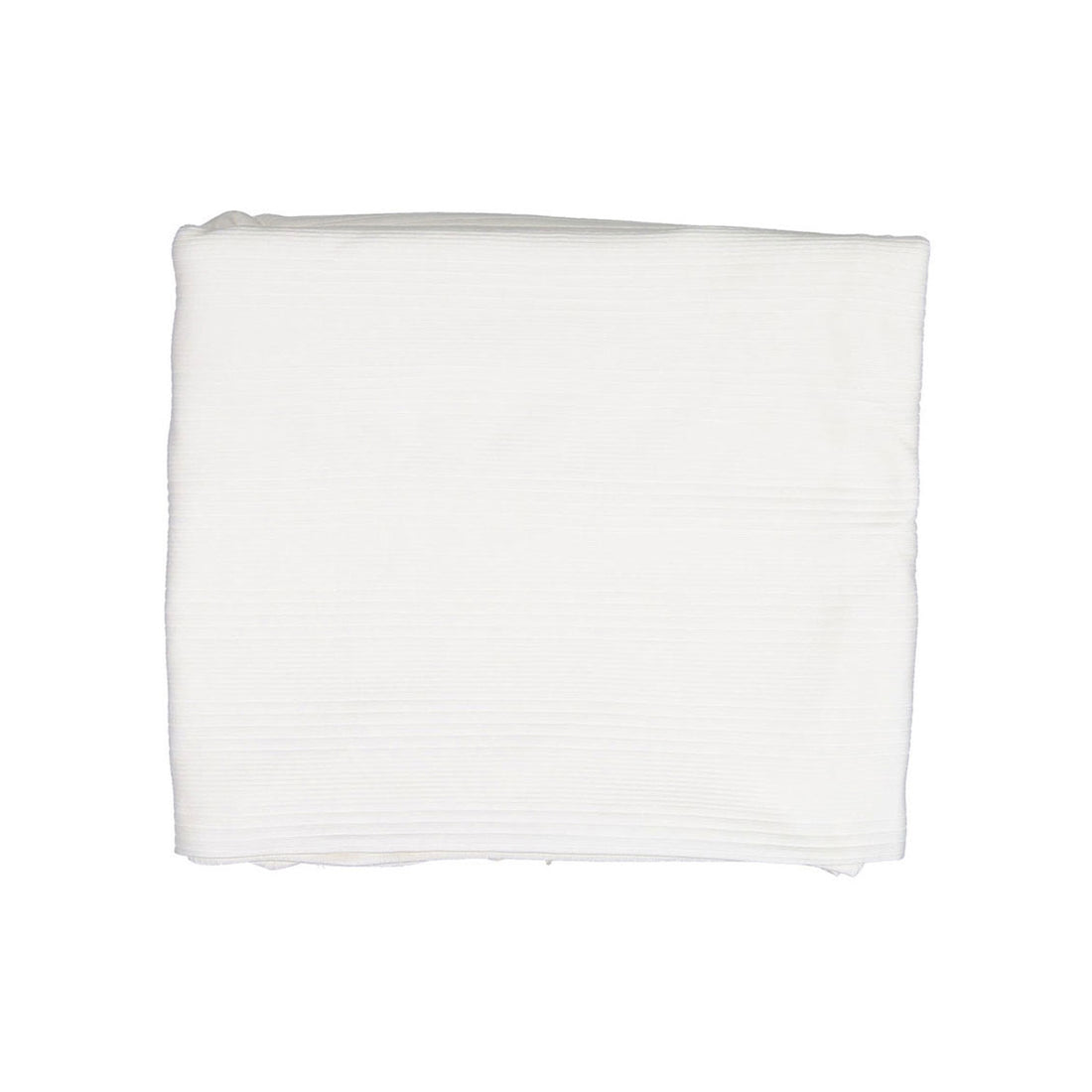 Ladida White Ribbed Blanket
