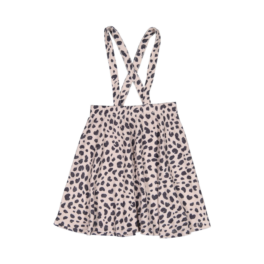 Smalls Printed Knit Suspender Skirt Set