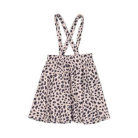 Smalls Printed Knit Suspender Skirt Set