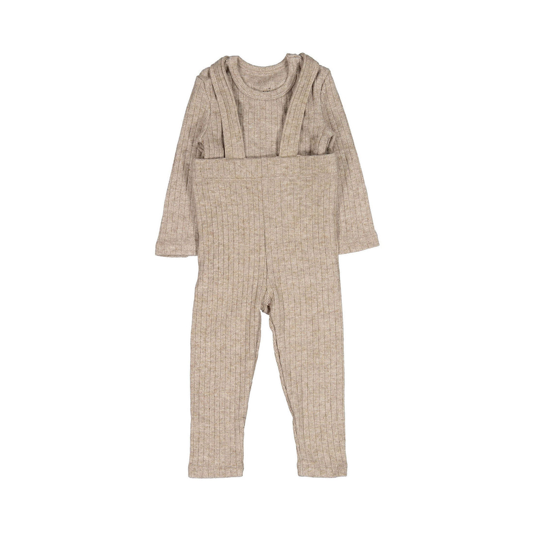 Smalls Nude Knit Suspender Legging Set