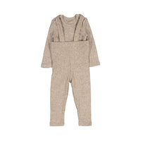 Smalls Nude Knit Suspender Legging Set
