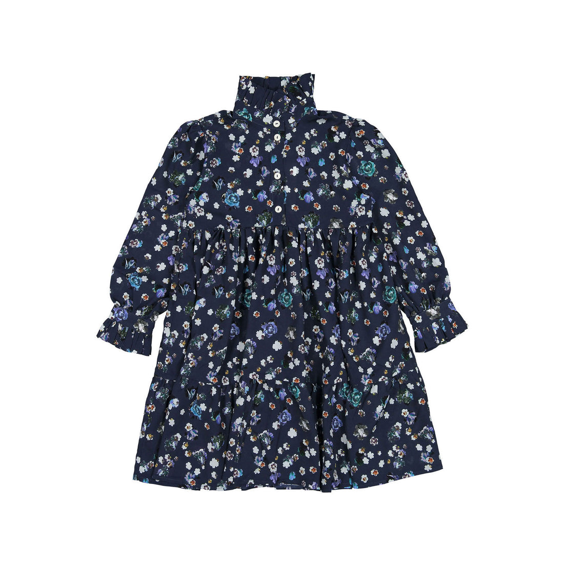 christina rohde blue floral dress Baby Light Blue Floral Organic Cotton Dress | Christina Rohde Dresses