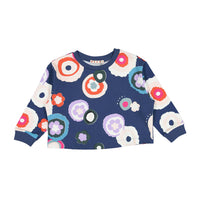Marni Blue French Terry 70s Print Sweatshirt
