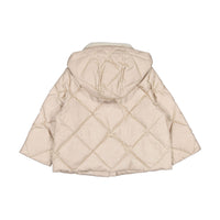 Bonpoint Beige Quilted Modesty Coat