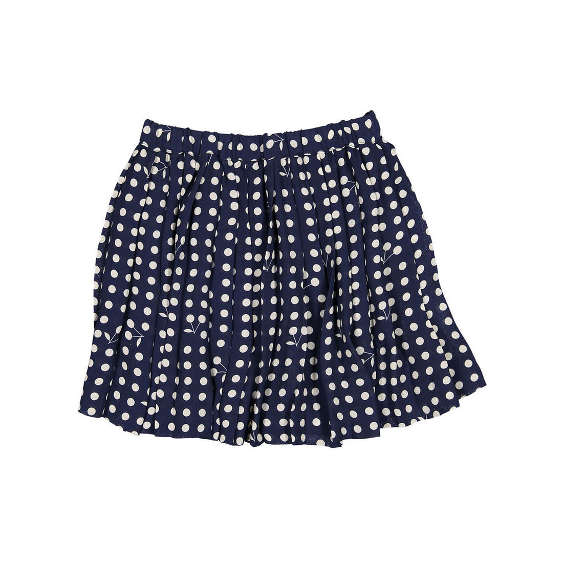 Bonpoint Marine Cherry Dot Skirt