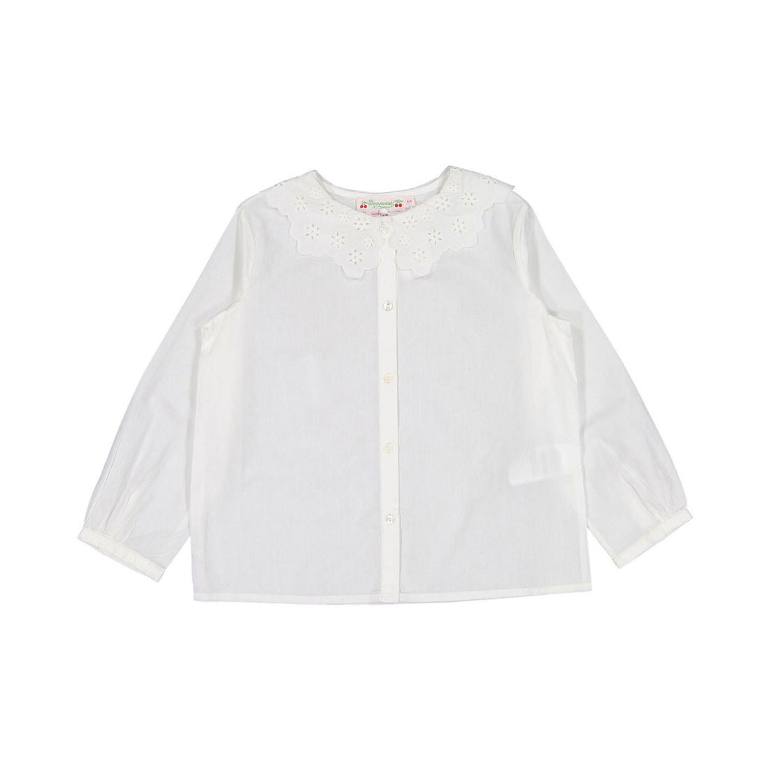Bonpoint Milk Lace Collar Blouse