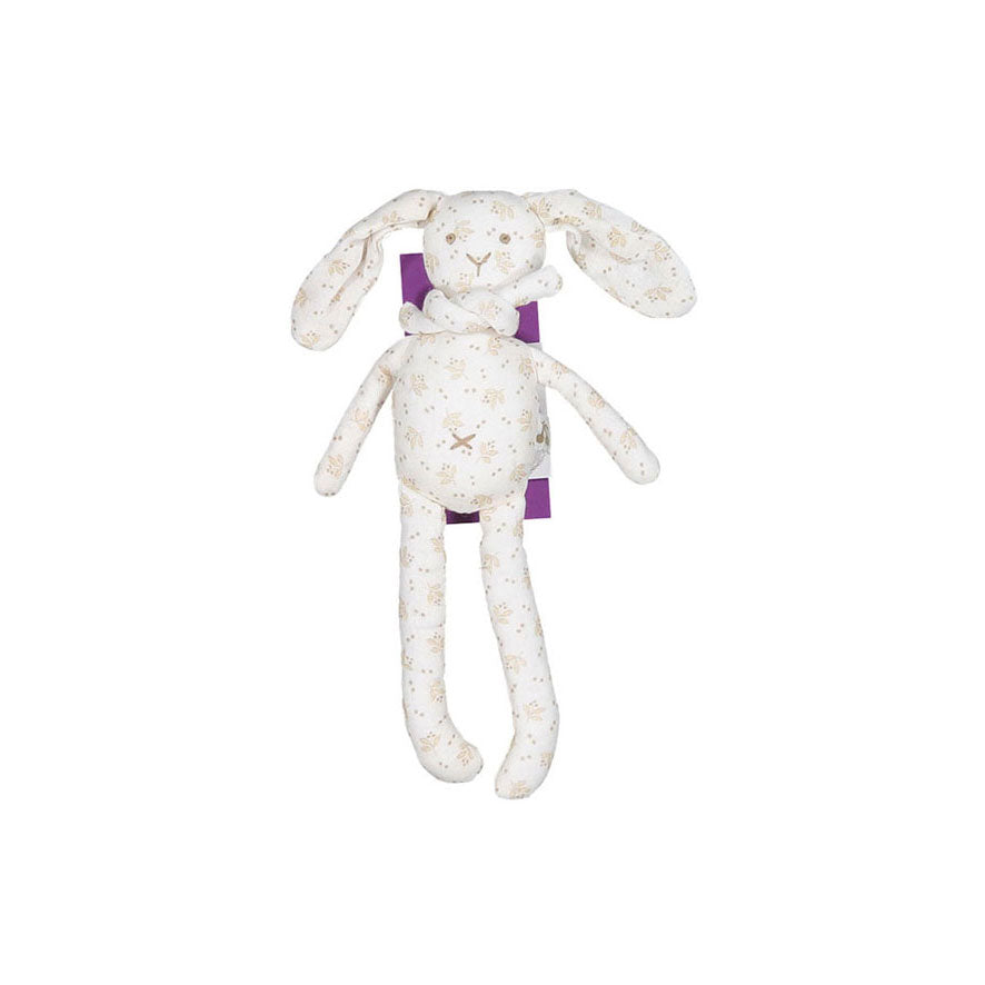 Bonpoint Beige Floral Plush Doll
