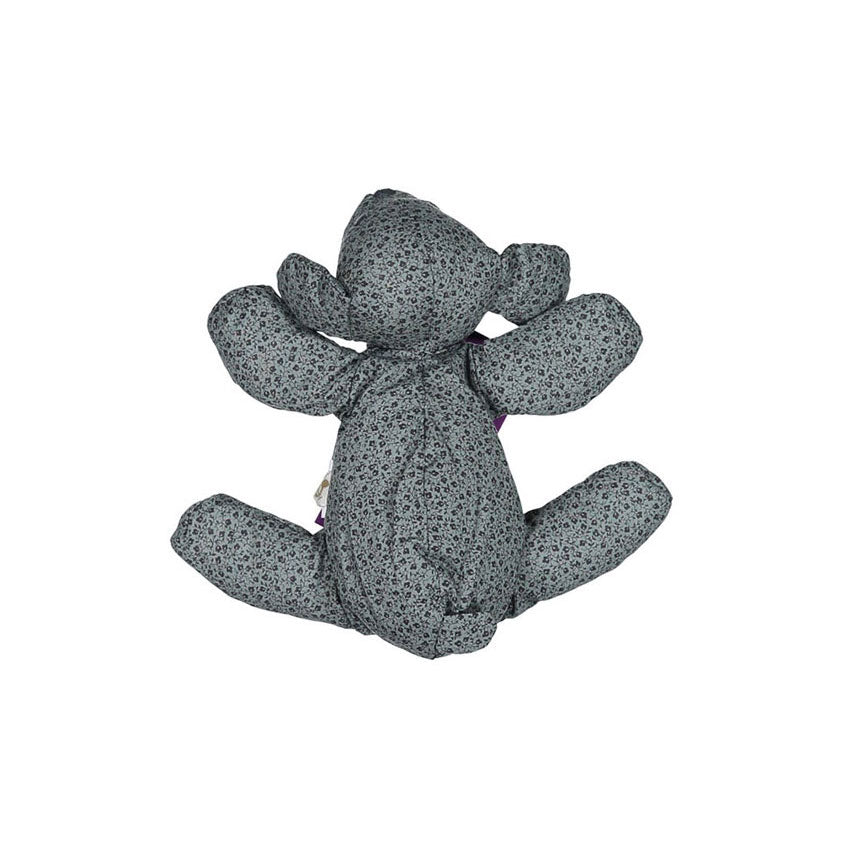 Bonpoint Green-Grey Floral Plush Dog