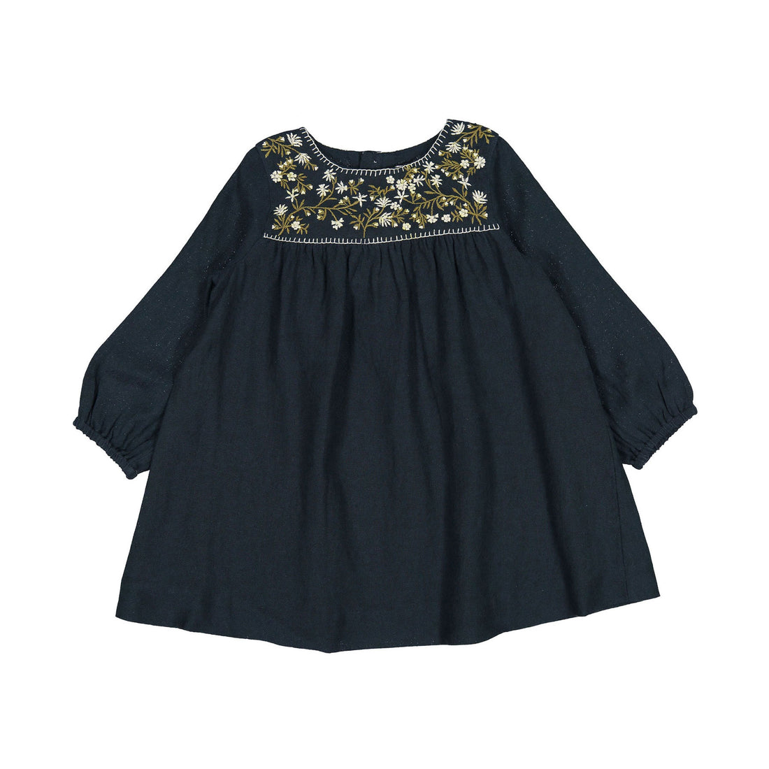 Bonpoint Thunder Embroidered Baby Dipiki Dress