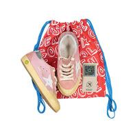 Golden Goose Pale Pink/Dark Pink Super Star Penstar Sneakers