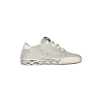Golden Goose Ice/White Super Star Suede Sneakers