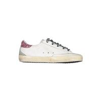 Golden Goose White/Bubblegum/Lilac Super Star Sneakers