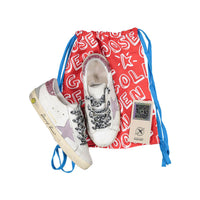 Golden Goose White/Bubblegum/Lilac Super Star Sneakers