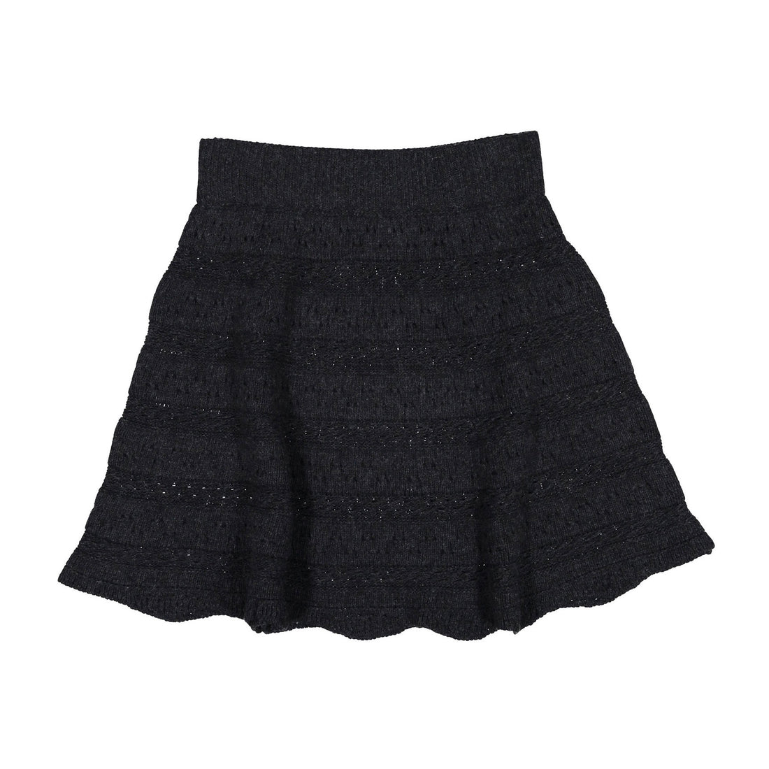 ba-sh Charcoal Knit Hana Skirt