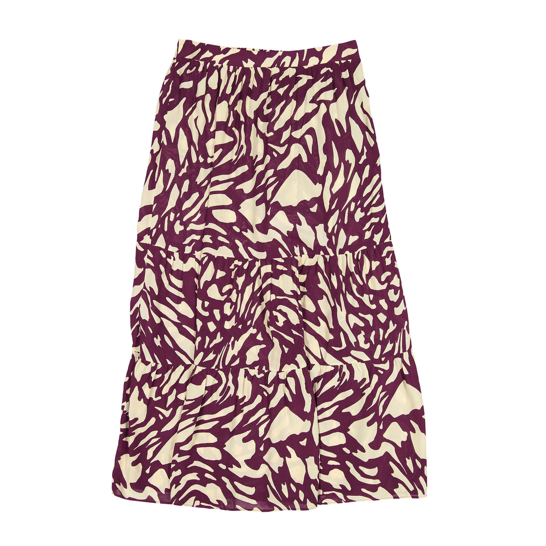 ba-sh Burgundy Print Gianna Skirt