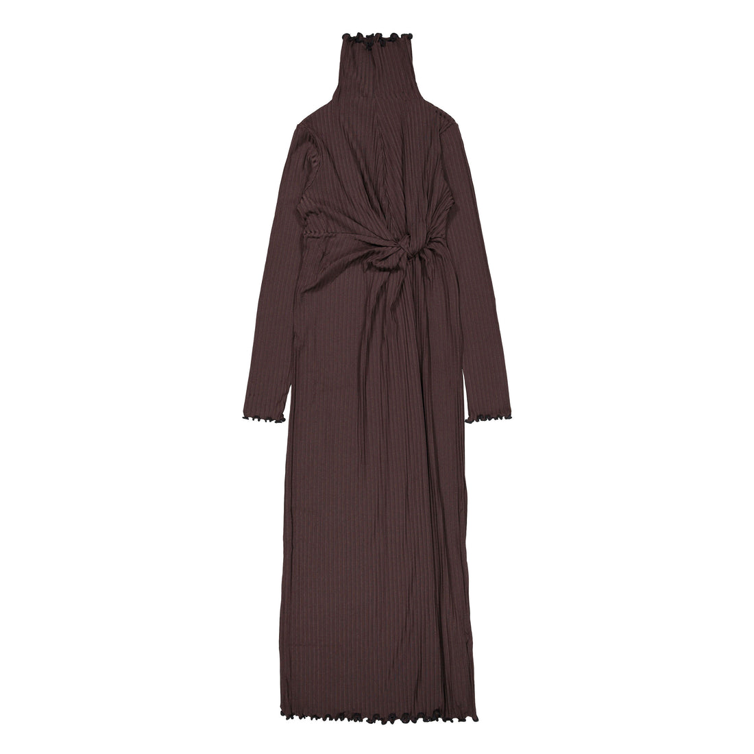 Rohe Smoke Brown Turtleneck Sookie Dress