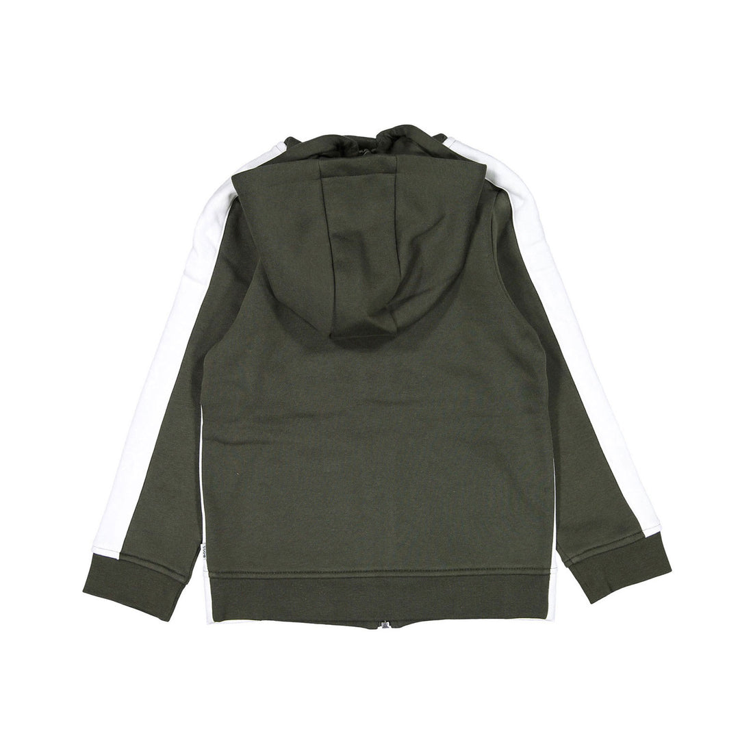 Hugo Boss Forest Green Zip Up Hoodie