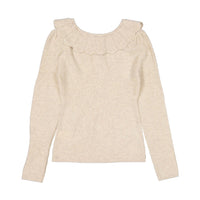 Love Shack Fancy Wheat Siella Pullover