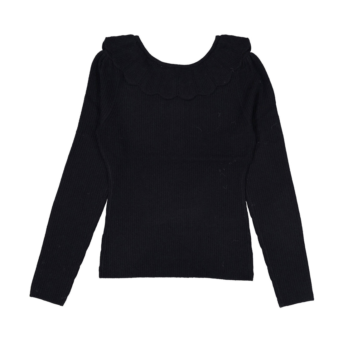 Love Shack Fancy Black Siella Pullover