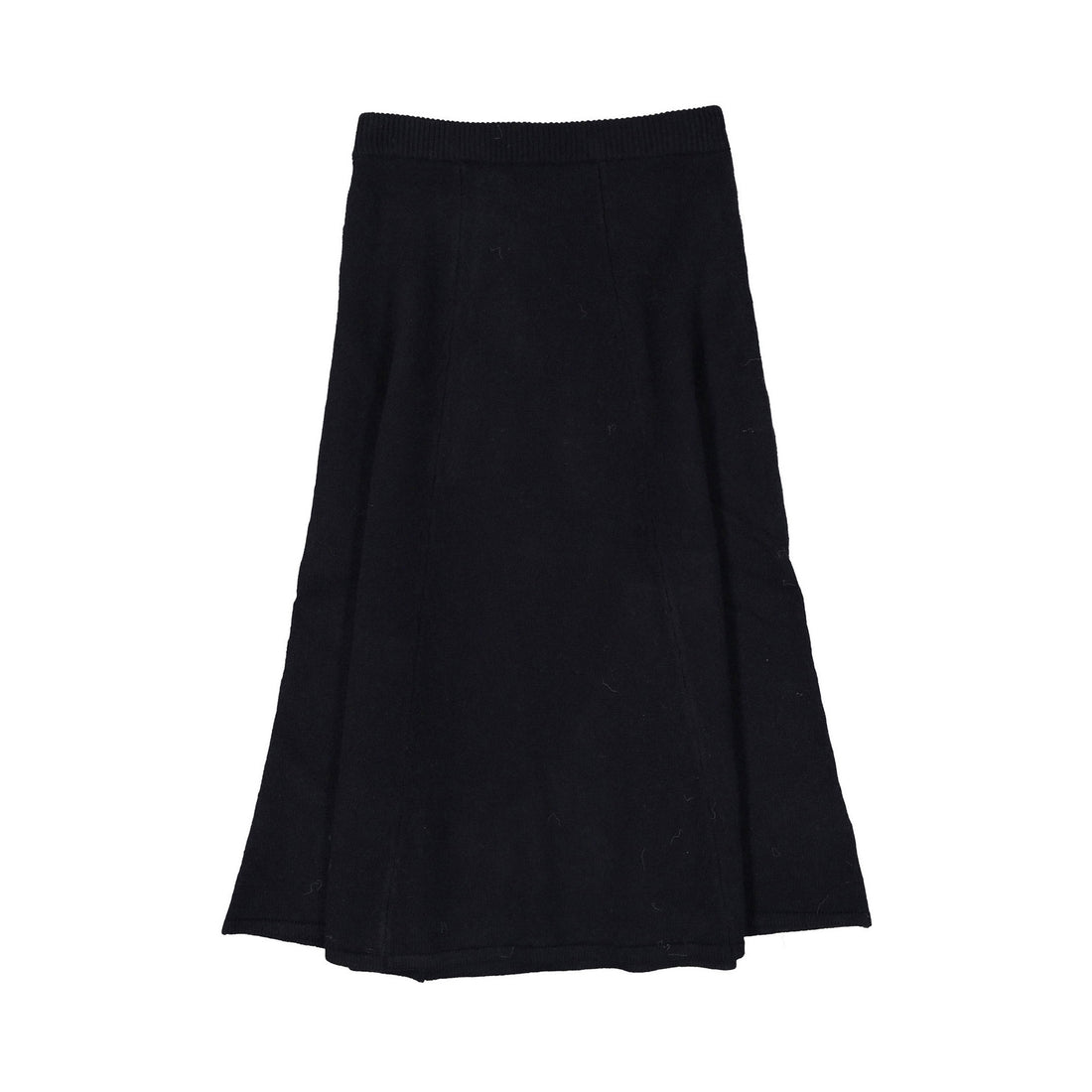 Love Shack Fancy Black Hardin Midi Skirt