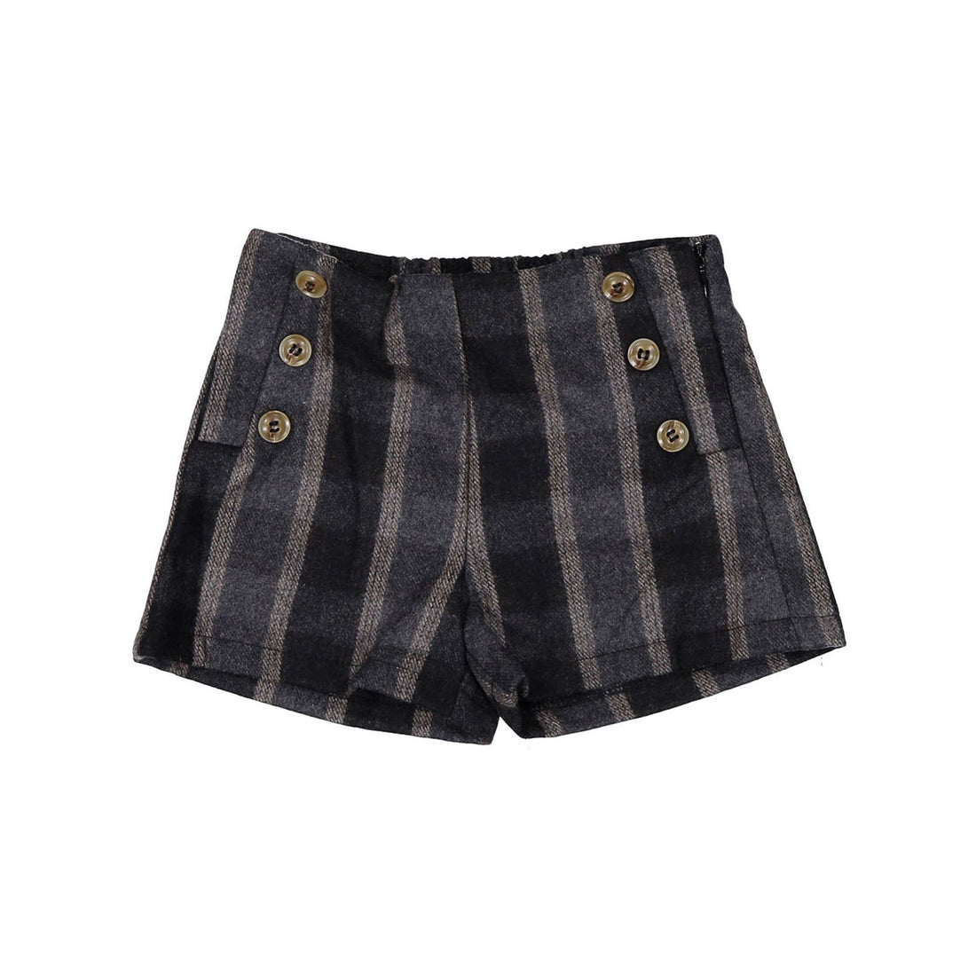 Boys and Arrows Grey Plaid Shorts