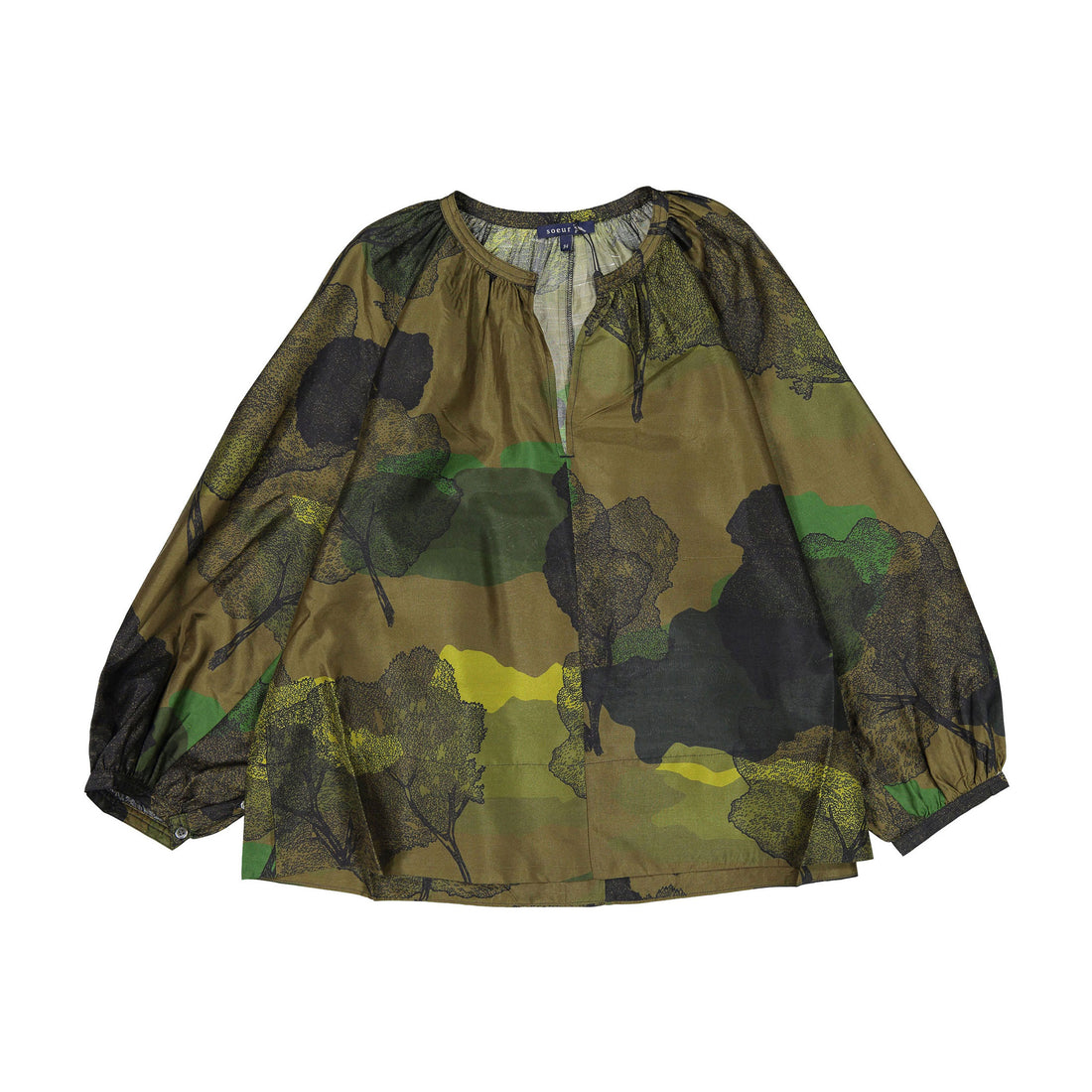 Soeur Multi Green Odessa Blouse