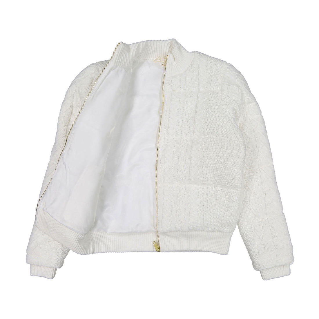 Love Shack Fancy Cream Andora Bomber