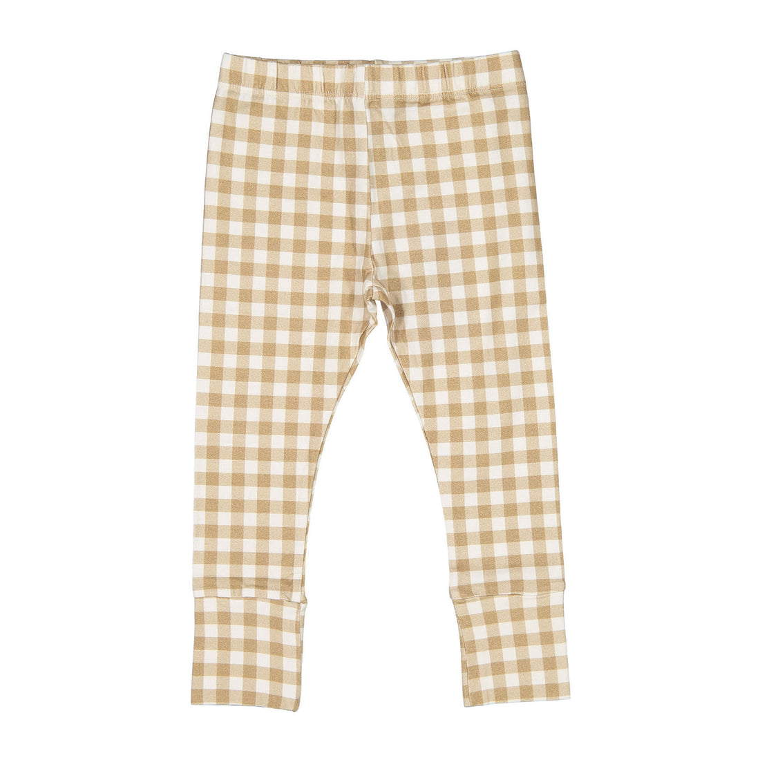 The Simple Folk The Gingham Leggings -Caramel Gingham