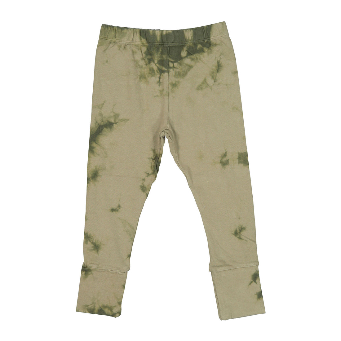 The Simple Folk The Tie Dye Legging -Olive/Sage Tie Dye