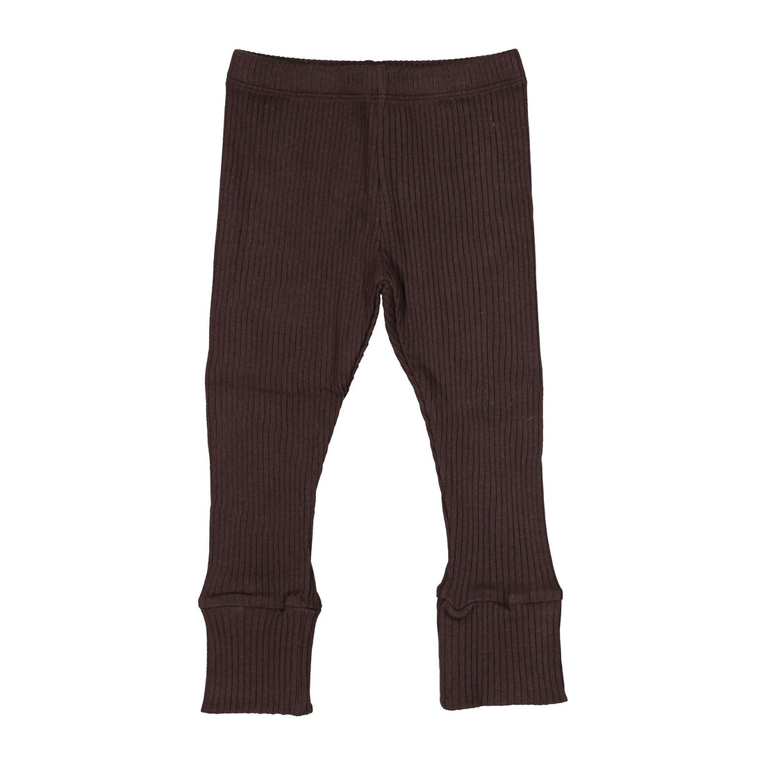 The Simple Folk The Ribbed Legging -Chocolate