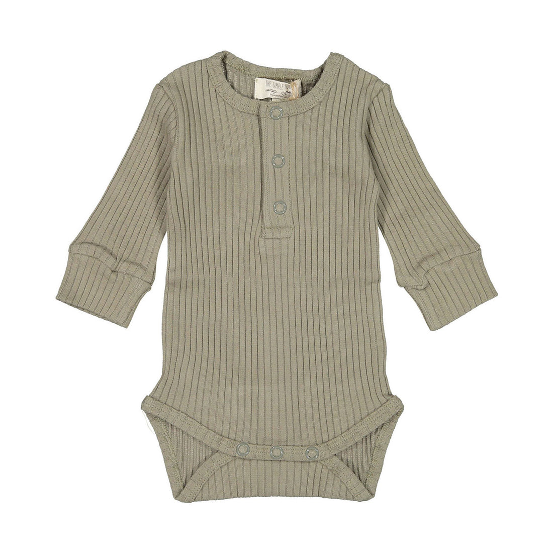 The Simple Folk The Ribbed Onesie -Sage