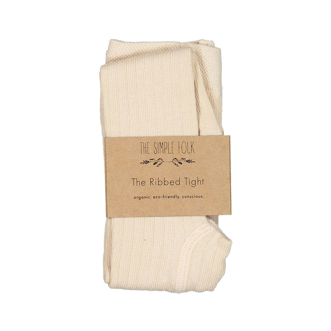 The Simple Folk The Ribbed Tights -Oatmeal