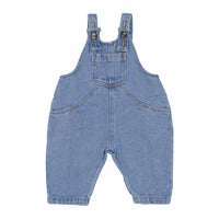 The Simple Folk The Oversized Denim Dungaree -Light Denim