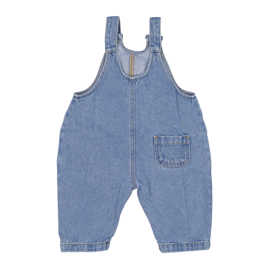 The Simple Folk The Oversized Denim Dungaree -Light Denim