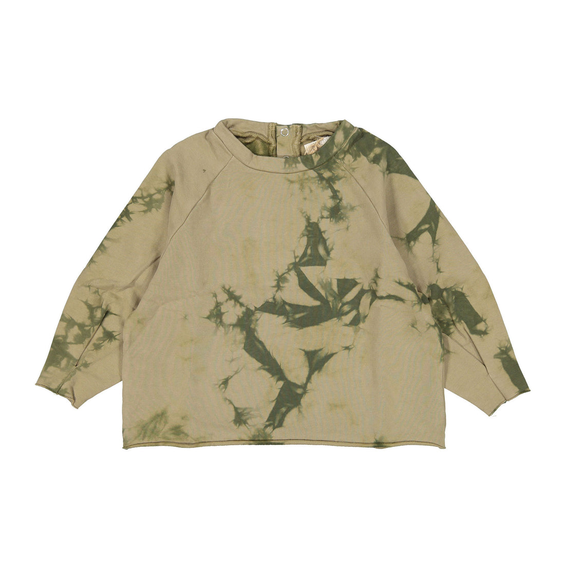 The Simple Folk The Tie Dye Sweatshirt -Olive/Sage Tie Dye