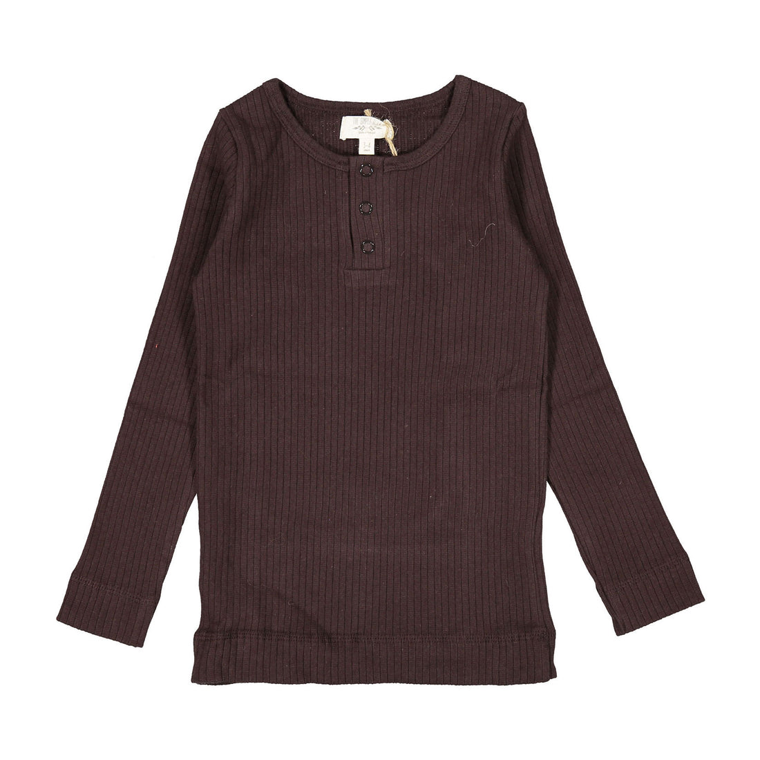 The Simple Folk The Ribbed Top -Chocolate