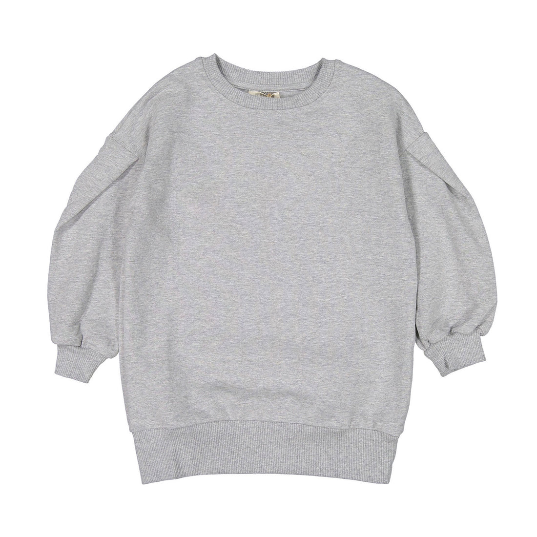 The Simple Folk The Oversized Fleece Dress -Gray Melange