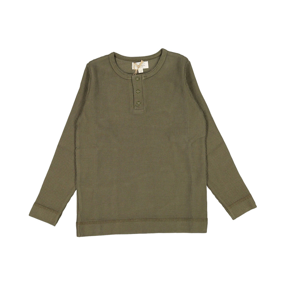 The Simple Folk The Waffle Top -Olive