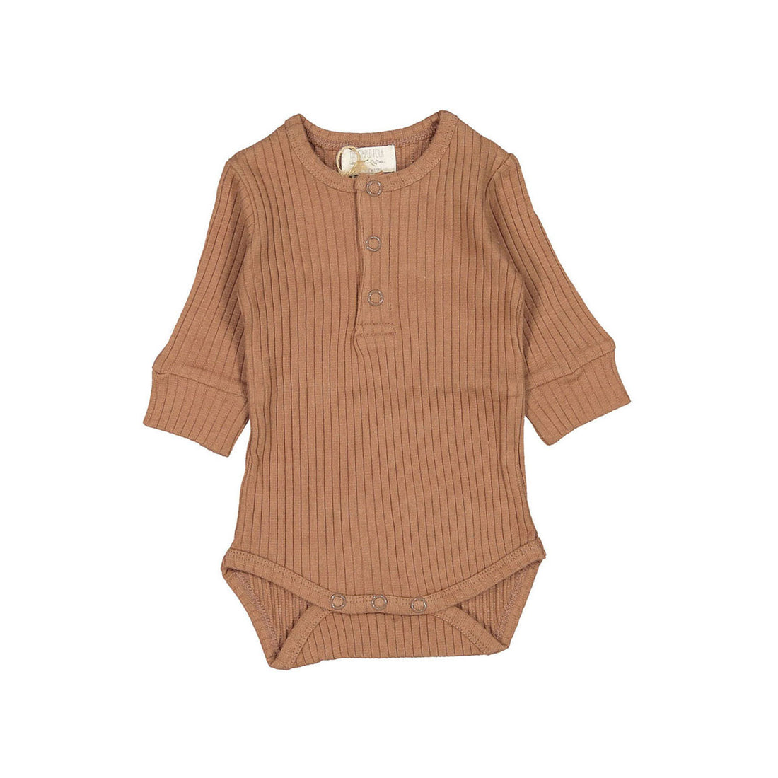 The Simple Folk The Ribbed Onesie -Cinnamon