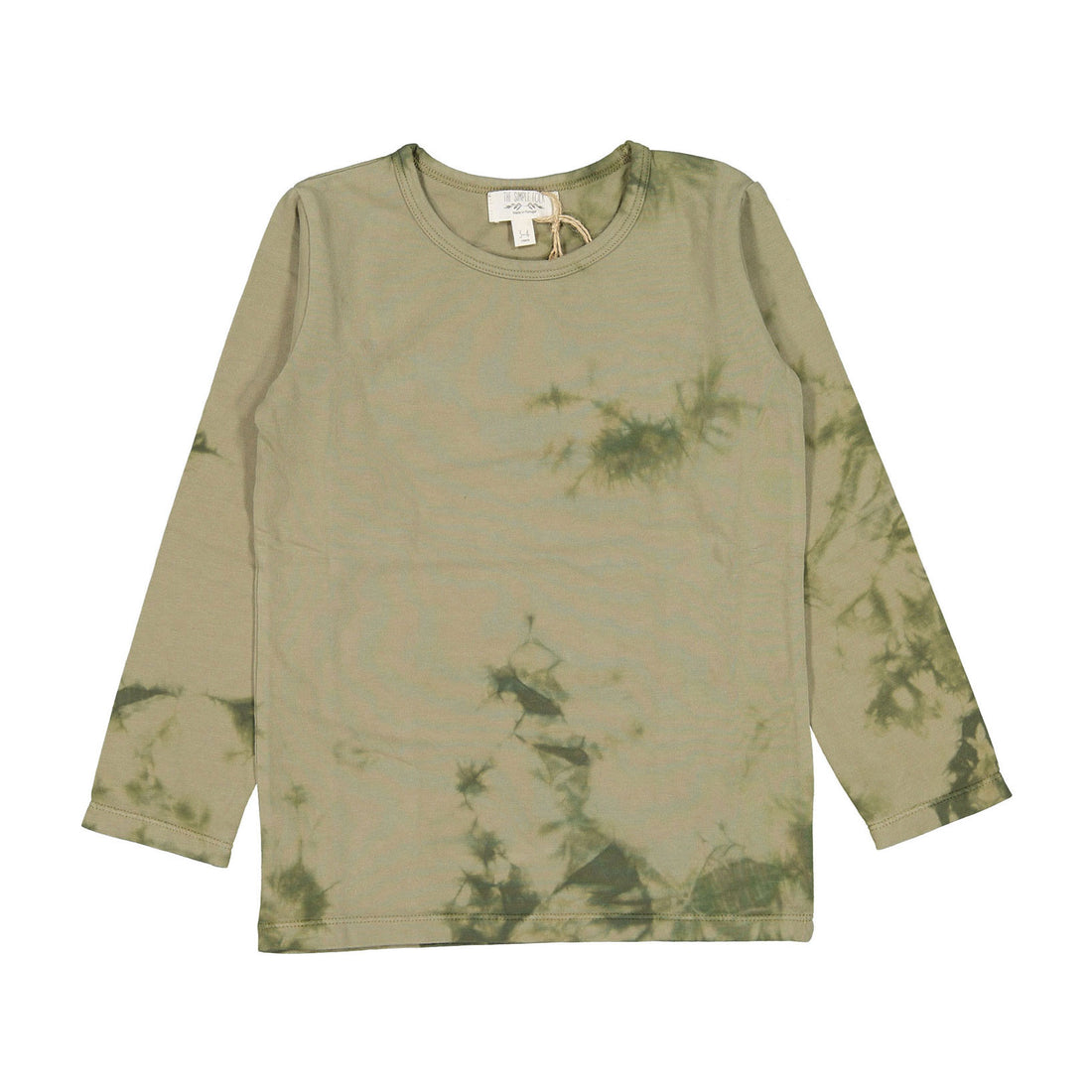 The Simple Folk The Tie Dye Top -Olive/Sage  Tie Dye