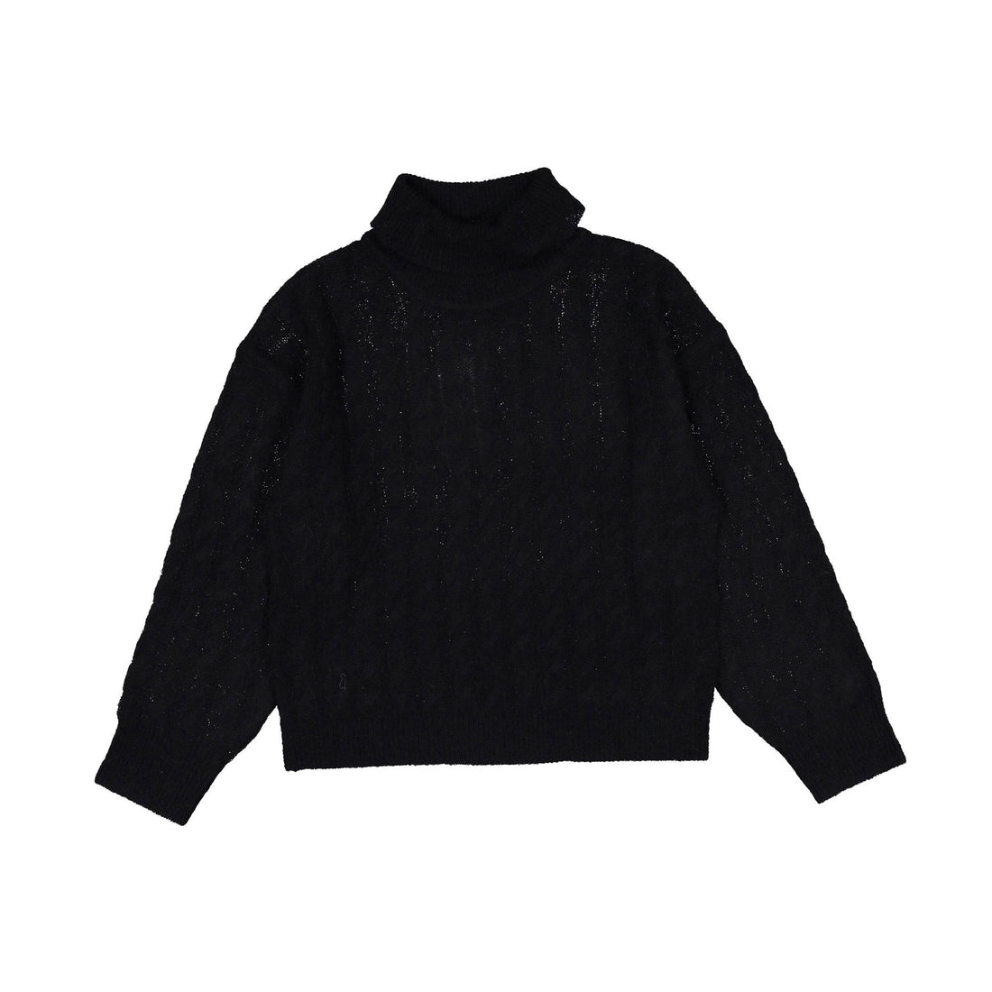 Designers Remix Black Molina Cropped Sweater