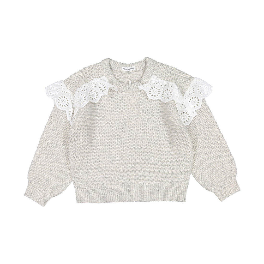 Designers Remix Oatmeal Carmen Lace Knit