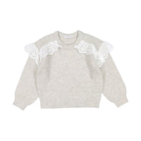 Designers Remix Oatmeal Carmen Lace Knit