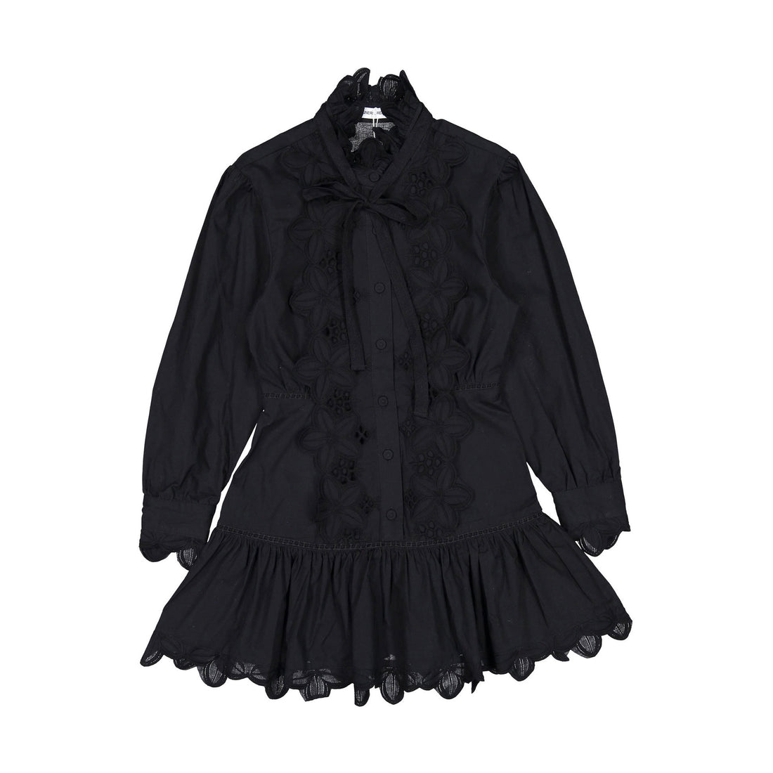 Designers Remix Black Sandrine Bow Dress