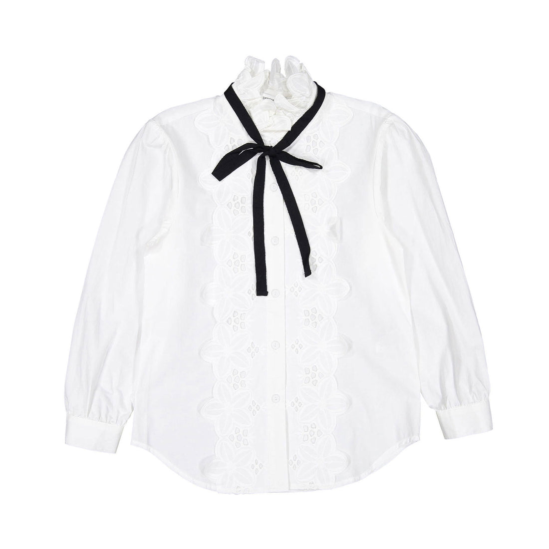 Designers Remix Cream Sandrine Bow Shirt