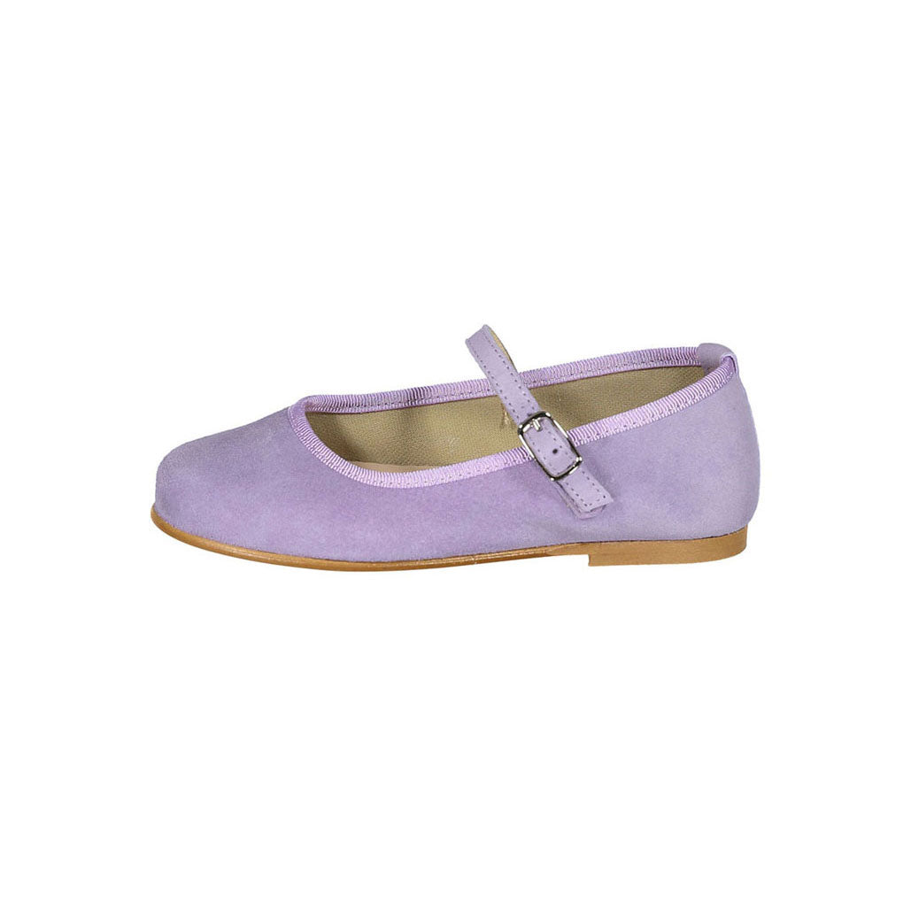 Childrenchic Lilac Suede Soft Mary Jane